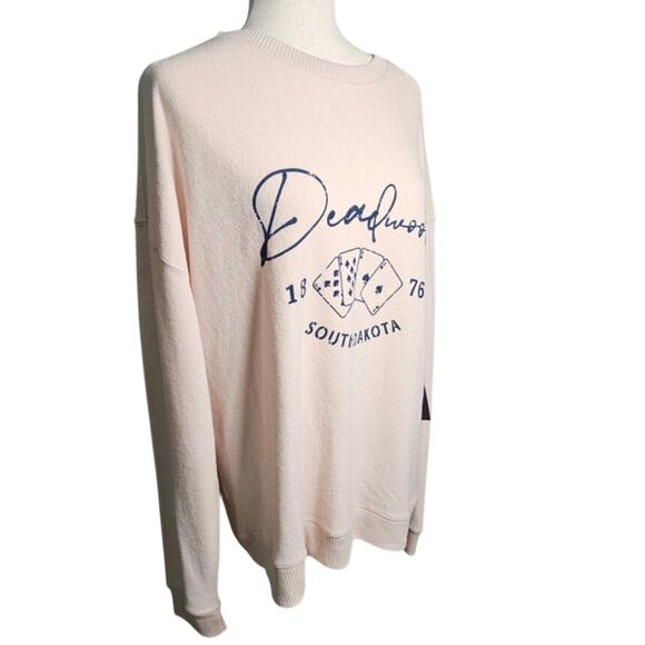 NWT XXL Vinyard Vines, Vinyard Crew Deadwood SD Fuzzy Super Soft Pink Sweatshirt - Picture 1 of 9